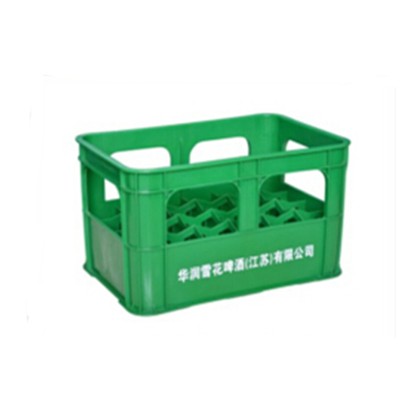 24 bottles High quality plastic beer crate turnover for bottle with handle