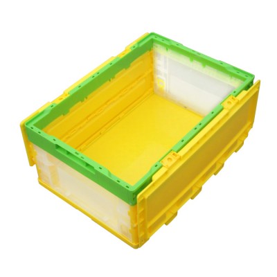 36L Foldable Folding Flat Plastic Storage Box Container Basket Crate